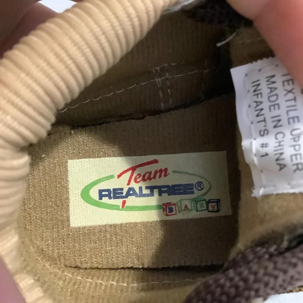 Team Realtree Baby Booties Camo Size 1 Brown NWOT NEW Lace Up‎